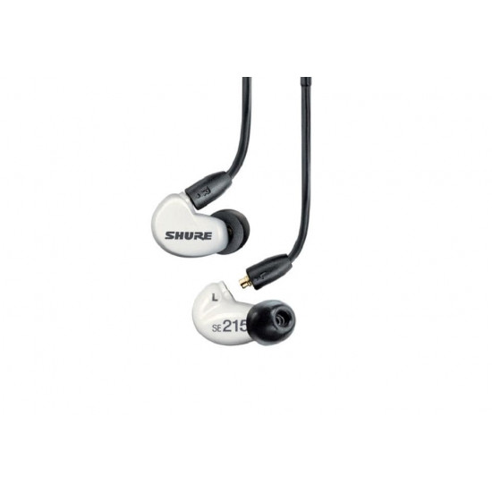 Shure AONIC 215 - in-ear headphones with single transducer and 3.5mm cable (white)