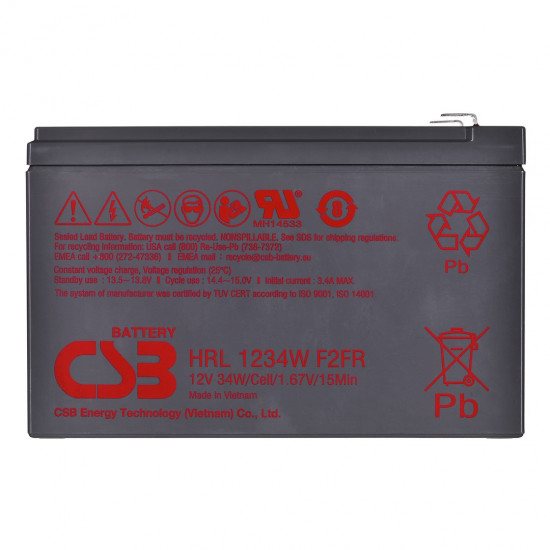 Battery CSB HRL1234WF2FR 12V 9Ah