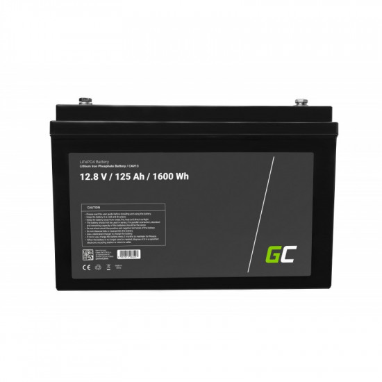 Green Cell CAV13 vehicle battery Lithium Iron Phosphate (LiFePO4) 125 Ah 12.8 V Marine / Leisure