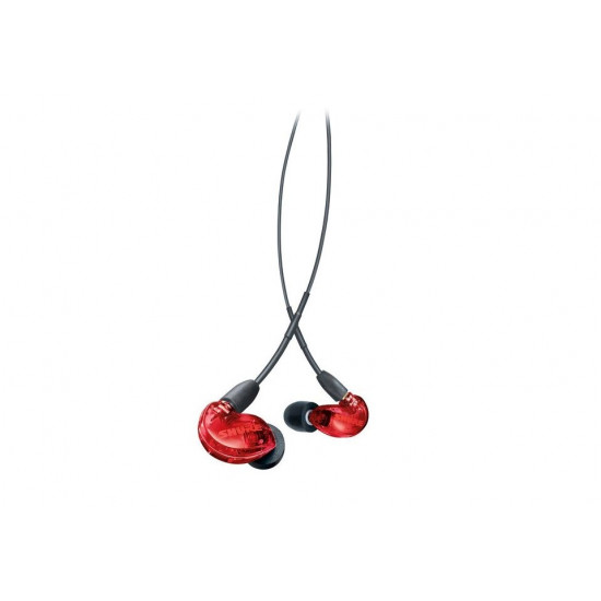 Shure SE215SPE-RD-EFS - in-ear headphones with single transducer and 3.5mm cable (red)