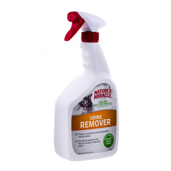 NATURE'S MIRACLE Urine Remover Cat - Spray for cleaning and removing dirt  - 946 ml