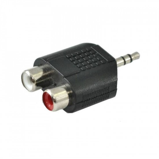 SSQ HA6 - Adapter, 2 x  RCA female - 3.5 mm stereo jack