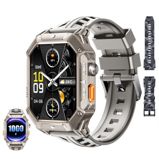 Smartwatch BT80 2.13 inch 1000 mAh grey