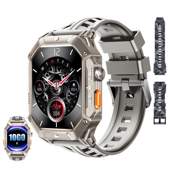 Smartwatch BT80 2.13 inch 1000 mAh grey