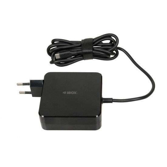 iBOX IUZ100TC laptop charger PD 100W, E-mark chip