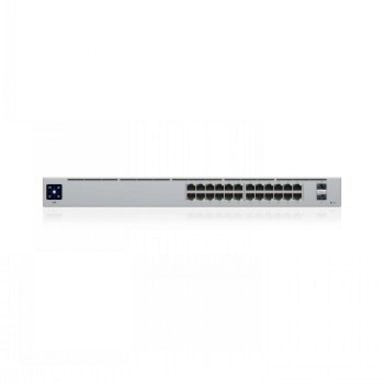 UBIQUITI 24-PORT, LAYER 2 SWITCH WITH A SILENT, FANLESS COOLING SYSTEM