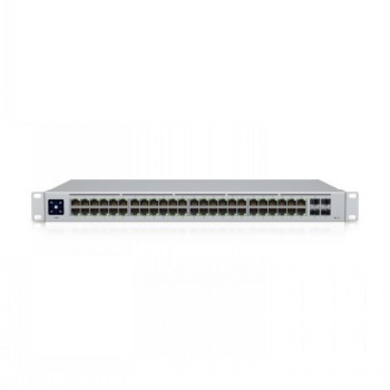 UBIQUITI 48-PORT, LAYER 2 SWITCH WITH A SILENT, FANLESS COOLING SYSTEM