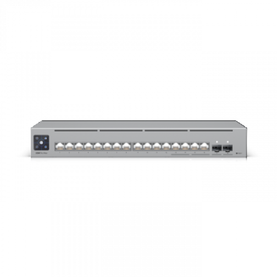 UBIQUITI 16-PORT, LAYER 3 ETHERLIGHTING™ SWITCH 2.5 GBE AND VERSATILE MOUNTING OPTIONS