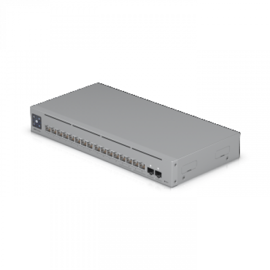 UBIQUITI 16-PORT, LAYER 3 ETHERLIGHTING™ SWITCH 2.5 GBE AND VERSATILE MOUNTING OPTIONS