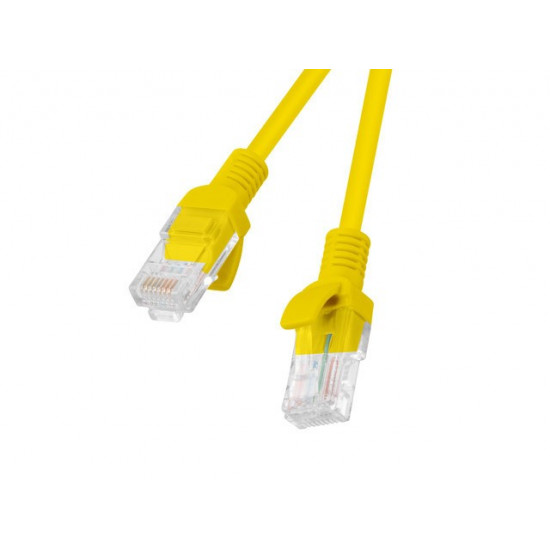 Patchcord PCU5-20CC-0025-Y cat.5e 0,25M yellow 10-pack