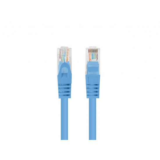 Patchcord cat.6 UTP 2M 10-pack fluke passed blue