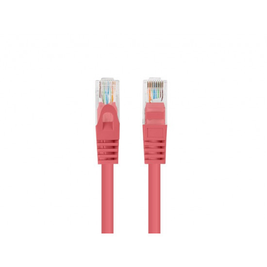 Patchcord cat.6 UTP 0.5M 10-pack fluke passed red