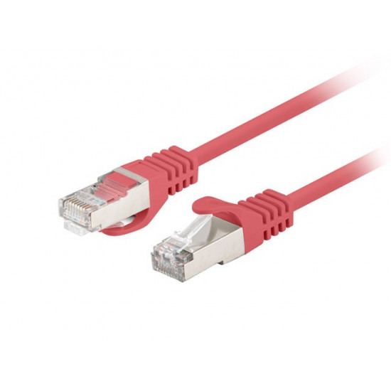 Patchcord cat.6 FTP 1M 10-pack fluke passed red