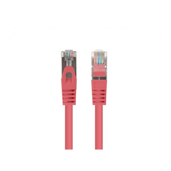 Patchcord cat.6 FTP 1M 10-pack fluke passed red