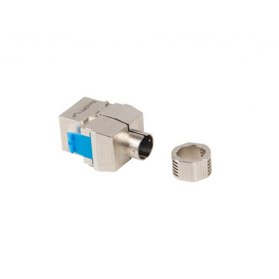 Tool-less rj45 cat.8.1 ftp keystone socket module