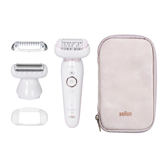 Braun Silk-épil 9 9002 epilator 40 tweezers White,