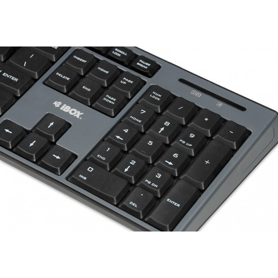 iBox IKMS606W keyboard RF Wireless English Black