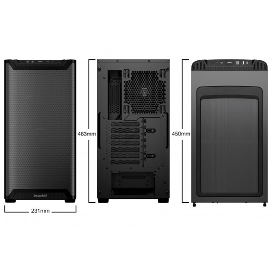 be quiet! PURE BASE 501 Airflow Black Midi Tower