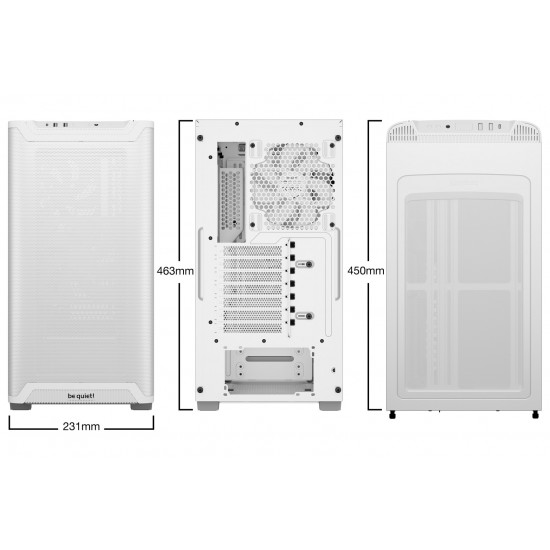 be quiet! PURE BASE 501 Airflow White Midi Tower