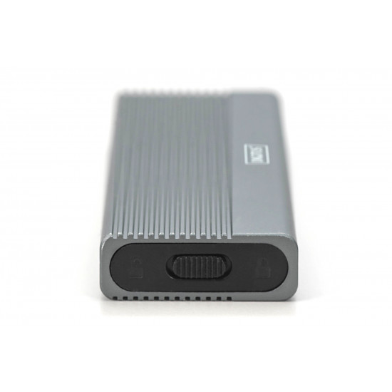 Digitus USB M.2 hard disk enclosure, SSD, external, NVMe, 10Gbps, USB 3.1 Gen2