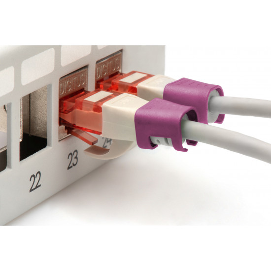 Digitus | Color clips for Patch cable | A-CC-MG | Magenta