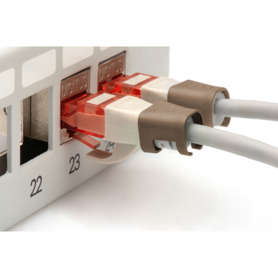 Digitus | Color clips for Patch cable | A-CC-BR | Brown