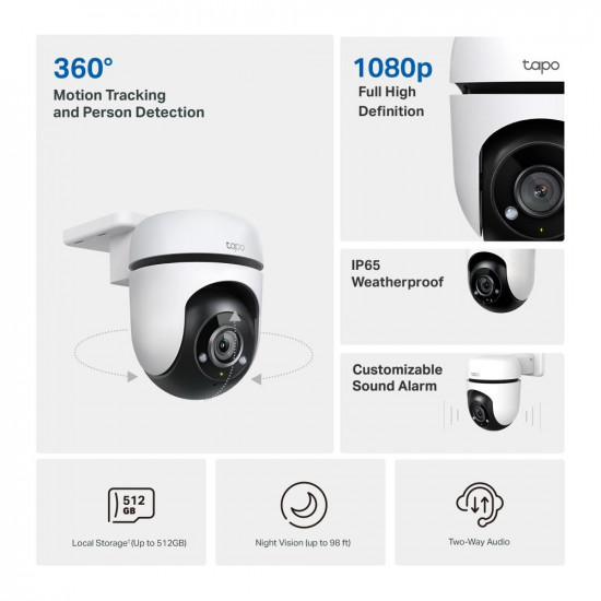 WRL CAMERA 1080P PAN/TILT/TC40 TP-LINK