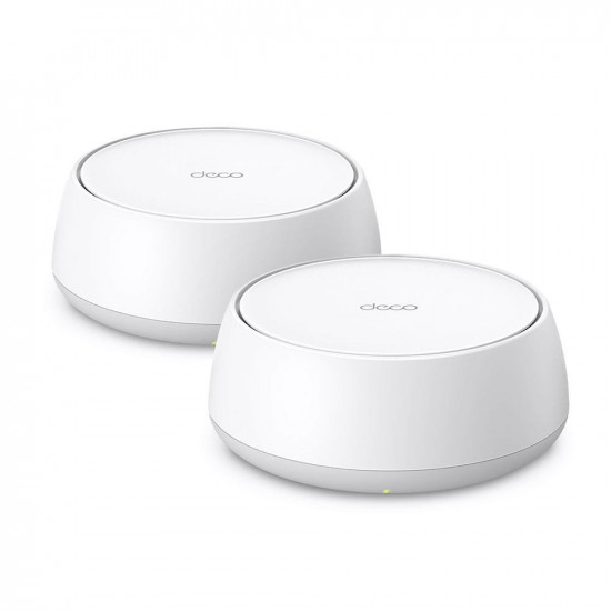 Wireless Router|TP-LINK|Wireless Router|2-pack|5000 Mbps|Mesh|Wi-Fi 7|2x2.5GbE|LAN \ WAN ports 2|Number of antennas 4|DECOBE25(2-PACK)