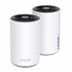 Wireless Router|TP-LINK|Wireless Access Point / Router|2-pack|5400 Mbps|Mesh|Wi-Fi 6e|3x10/100/1000M|Number of antennas 4|DECOXE75(2-PACK)