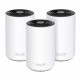 Wireless Router|TP-LINK|Wireless Access Point / Router|3-pack|5400 Mbps|Mesh|Wi-Fi 6e|3x10/100/1000M|Number of antennas 4|DECOXE75(3-PACK)