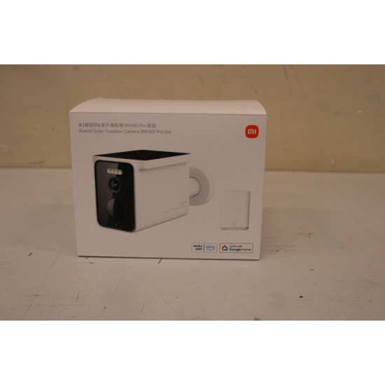 SALE OUT. Xiaomi Solar Outdoor Camera BW400 Pro Set | Xiaomi | Solar Camera | BW400 Pro Set | 24 month(s) | Bullet | 4 MP | F1.6 | IP66 | Micro SD, Max. 256 GB | UNPACKED, SCRATCHES ON TOP, MISSING CHARGER CABLE