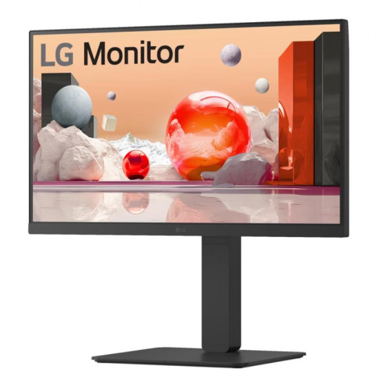 LCD Monitor|LG|23.8|Business|Panel IPS|1920x1080|16:9|100Hz|5 ms|Speakers|Swivel|Pivot|Height adjustable|Tilt|24BA750-B