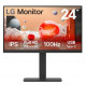 LCD Monitor|LG|23.8|Business|Panel IPS|1920x1080|16:9|100Hz|5 ms|Speakers|Swivel|Pivot|Height adjustable|Tilt|24BA750-B