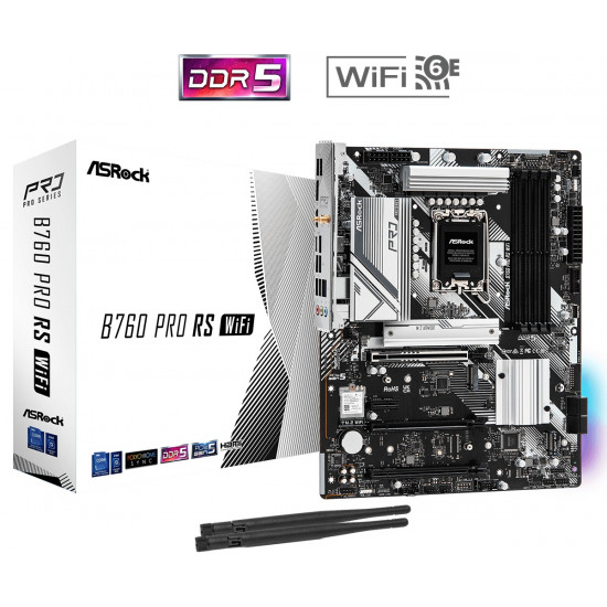 Motherboard B760 Pro RS WIFI s1700 4DDR5 DP/HDMI M.2 ATX