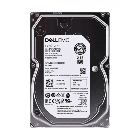 DELL 400-AUST internal hard drive 3.5 2 TB Serial ATA III