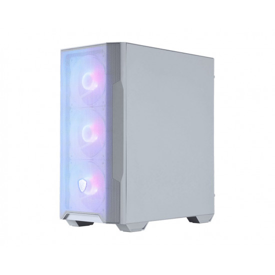 MSI MAG FORGE M100R Midi Tower Transparent, White