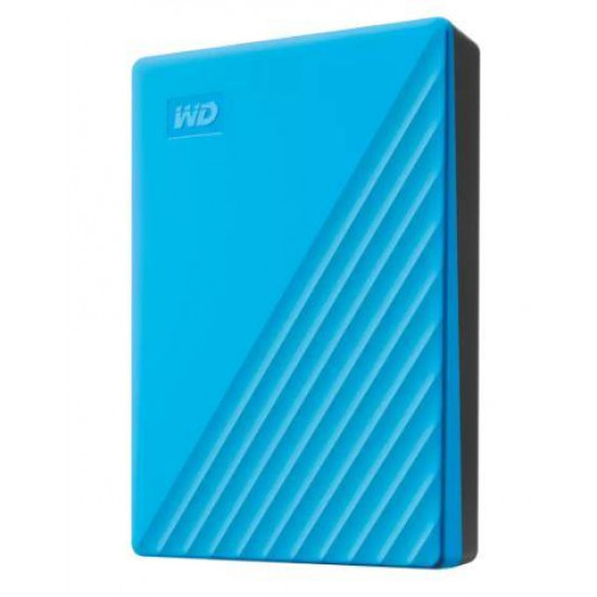 External HDD|WESTERN DIGITAL|My Passport|6TB|USB 2.0|USB 3.2|Sky Blue|WDBR9S0060BBL-WESN