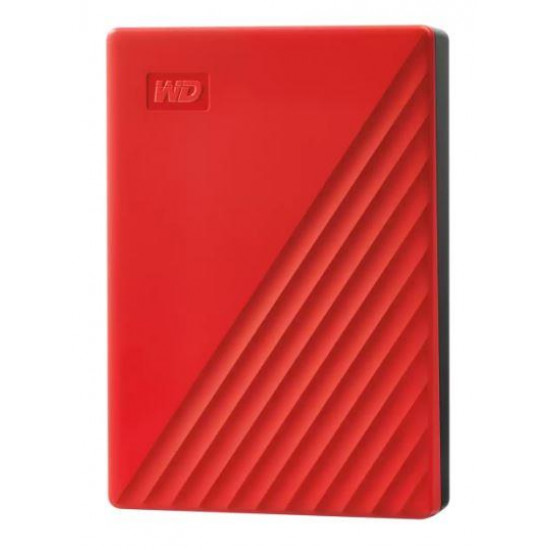 External HDD|WESTERN DIGITAL|My Passport|6TB|USB 2.0|USB 3.2|Red|WDBR9S0060BRD-WESN