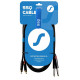 SSQ RCAJM3 SS-1429 Cable 2x RCA - 2x Jack Mono 6,3 mm 3 m Black