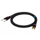 SSQ RCAJM3 SS-1429 Cable 2x RCA - 2x Jack Mono 6,3 mm 3 m Black