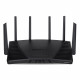 Synology RT6600ax Router WiFi6 1xWAN 3xGbE 1x2.5Gb wireless router Tri-band (2.4 GHz / 5 GHz / 5 GHz) Black