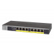 NETGEAR GS108LP Unmanaged Gigabit Ethernet (10/100/1000) Power over Ethernet (PoE) 1U Black, Grey