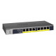 NETGEAR GS108PP Unmanaged Gigabit Ethernet (10/100/1000) Power over Ethernet (PoE) Black