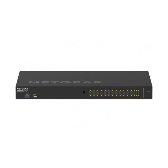 NETGEAR GSM4230P-100EUS network switch Managed L2/L3 Gigabit Ethernet (10/100/1000) Power over Ethernet (PoE) 1U Black