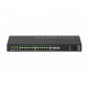 NETGEAR GSM4230P-100EUS network switch Managed L2/L3 Gigabit Ethernet (10/100/1000) Power over Ethernet (PoE) 1U Black