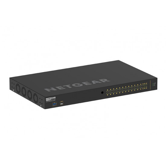 NETGEAR GSM4230P-100EUS network switch Managed L2/L3 Gigabit Ethernet (10/100/1000) Power over Ethernet (PoE) 1U Black