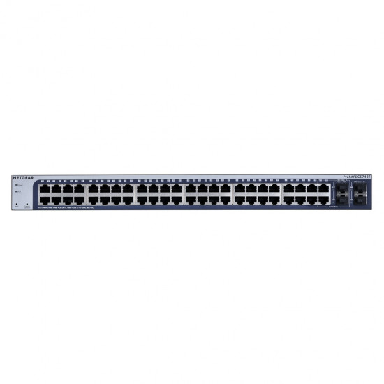 NETGEAR GS748T Managed L2+ Gigabit Ethernet (10/100/1000) Blue