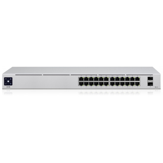 Ubiquiti UniFi 24-Port PoE Managed L2/L3 Gigabit Ethernet (10/100/1000) Power over Ethernet (PoE) 1U Silver