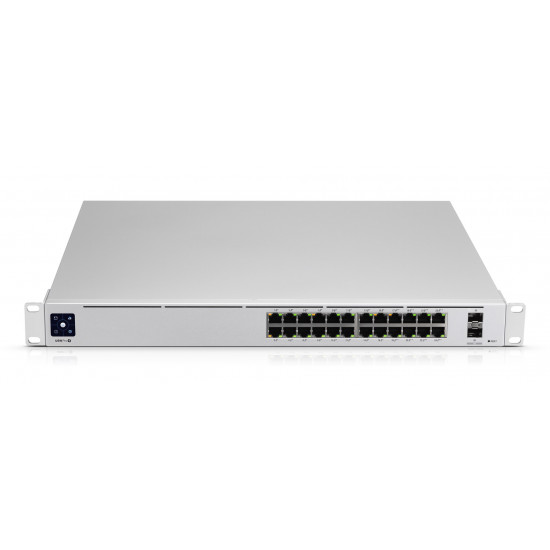 Ubiquiti UniFi Pro 24-Port PoE Managed L2/L3 Gigabit Ethernet (10/100/1000) Power over Ethernet (PoE) 1U Silver