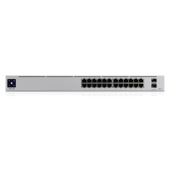 Ubiquiti UniFi Pro 24-Port PoE Managed L2/L3 Gigabit Ethernet (10/100/1000) Power over Ethernet (PoE) 1U Silver